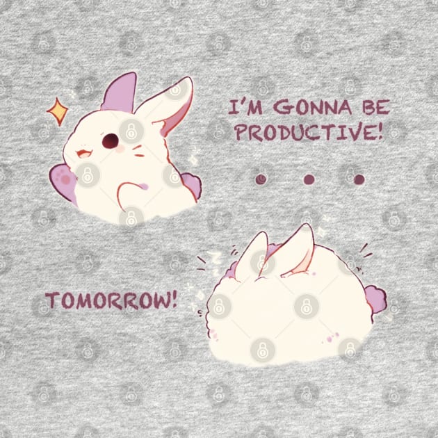 Productive Bunny by Cremechii